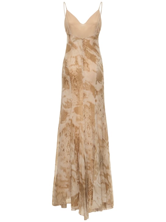 Blumarine: Langes Kleid aus Viskose