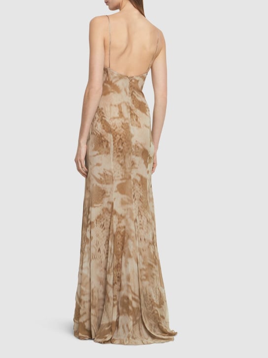 Blumarine: Langes Kleid aus Viskose