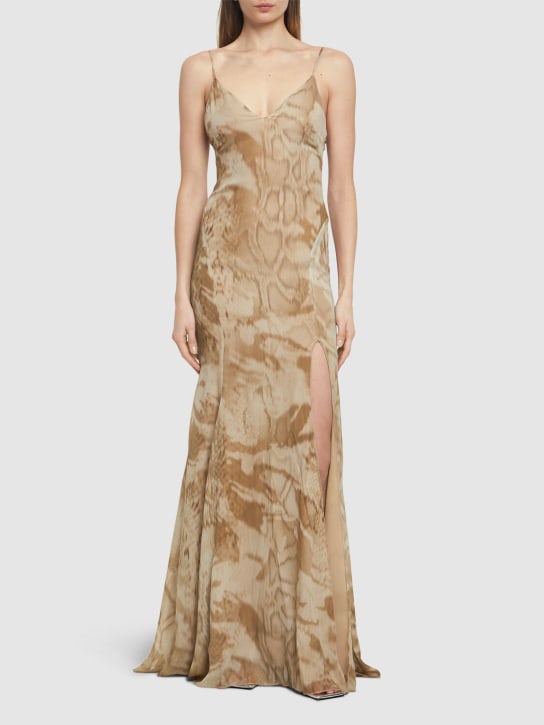 Blumarine - Langes Kleid aus Viskose
