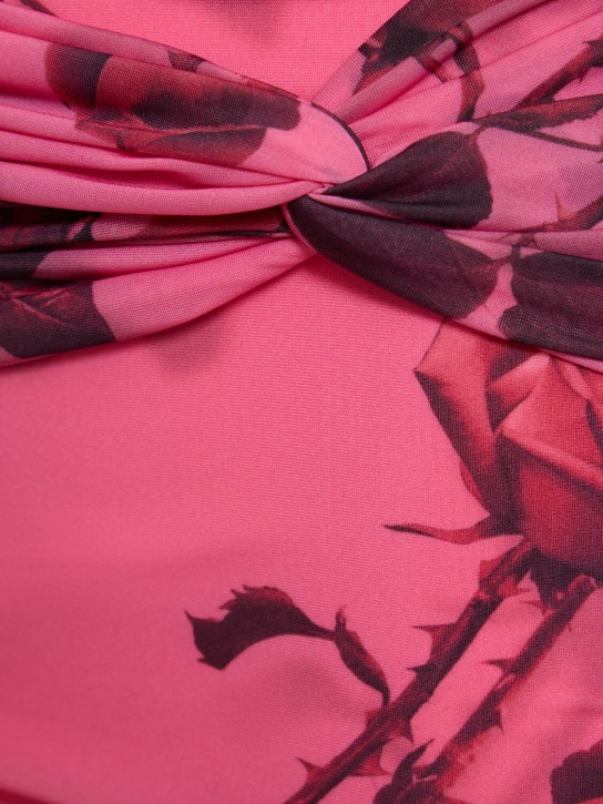 Blumarine: Minigonna in jersey stampato