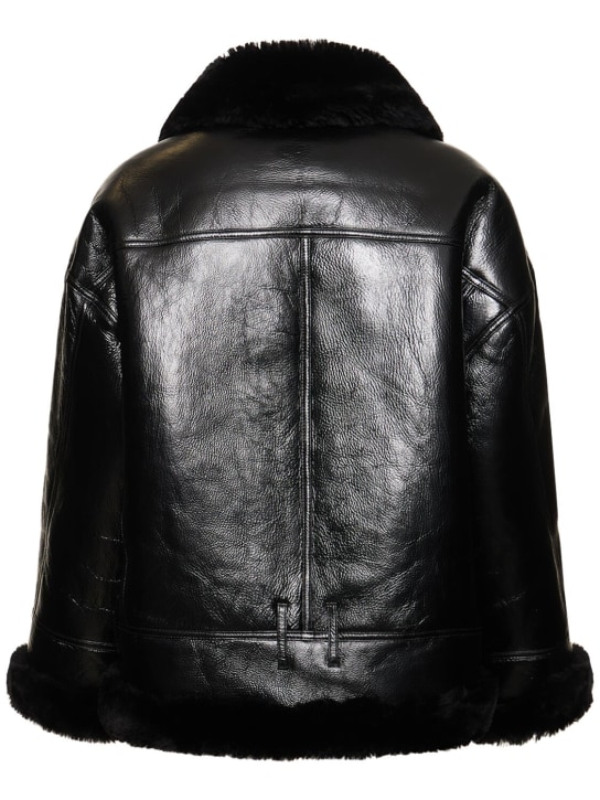 David Koma: Chaqueta de piel shearling