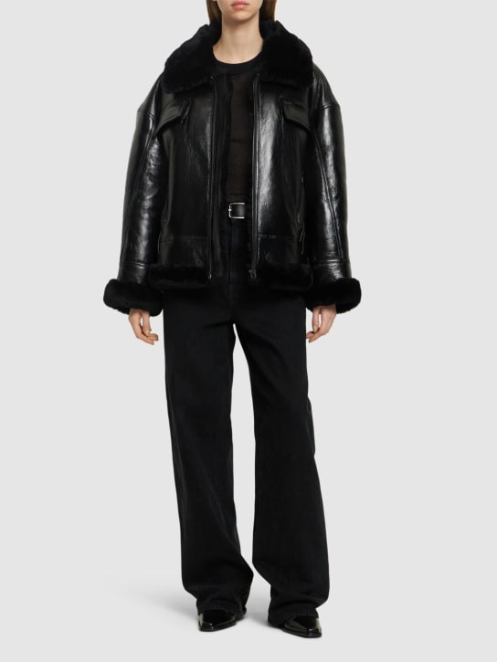 David Koma - Veste en shearling