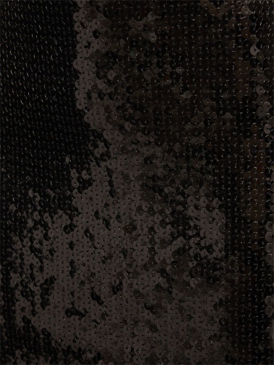 David Koma: Jupe crayon midi en sequins métallisés