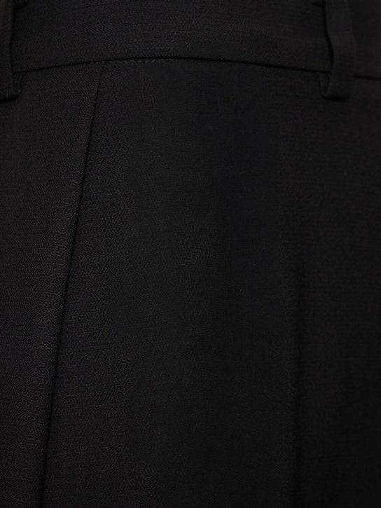 Magda Butrym: Wool twill straight high waist pants