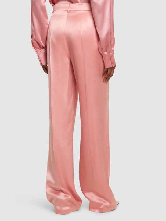 Magda Butrym: Silk satin straight pants