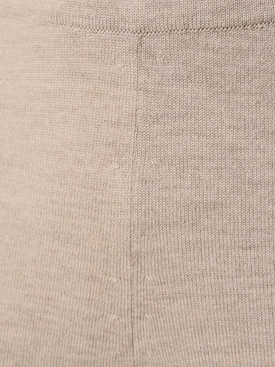 Magda Butrym: Wool blend knit straight pants