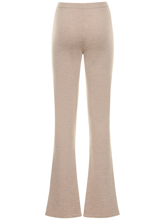 Magda Butrym: Wool blend knit straight pants