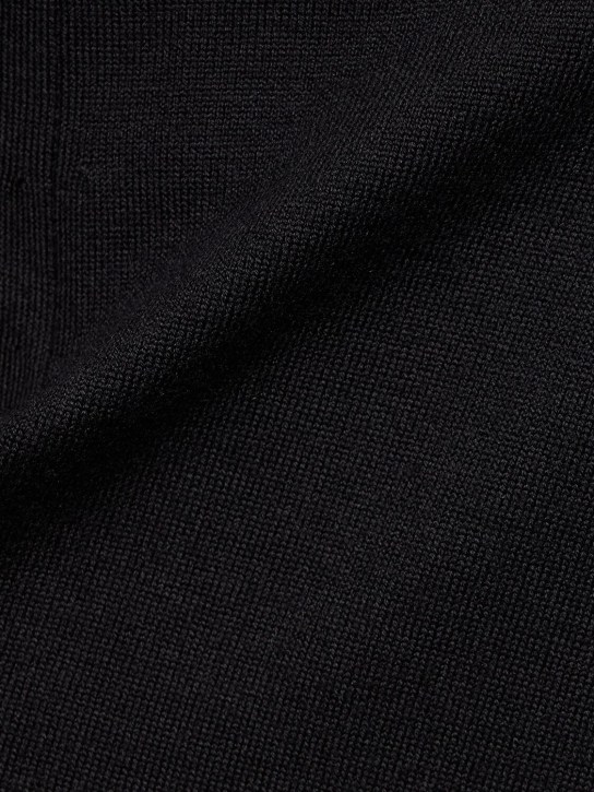 Magda Butrym: Wool blend knit straight pants