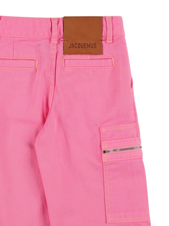 Jacquemus: Pantaloni cargo in cotone