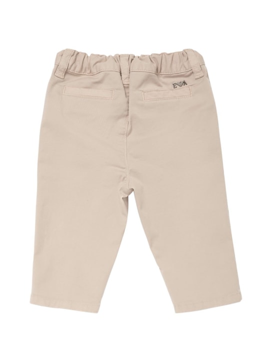 Emporio Armani: Pantalon en gabardine de coton
