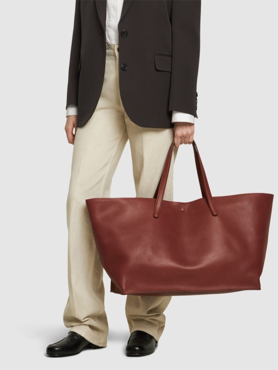 The Row: Sac cabas XL en cuir Idaho