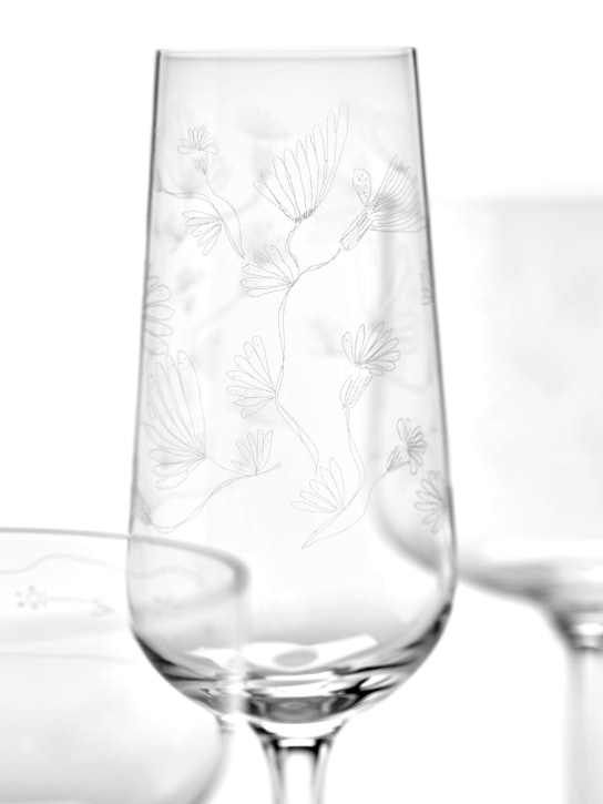 Marni By Serax: Lot de 4 verres Camelia Aubergine