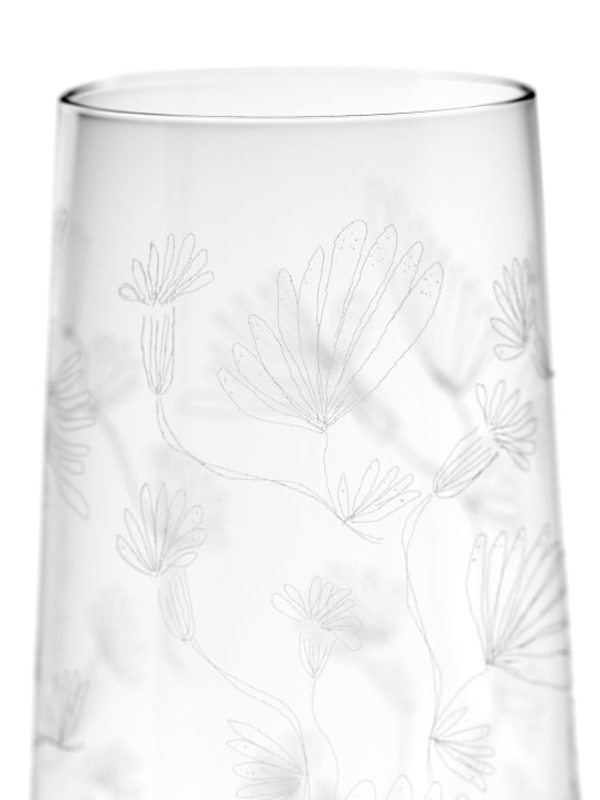 Marni By Serax: Lot de 4 verres Camelia Aubergine