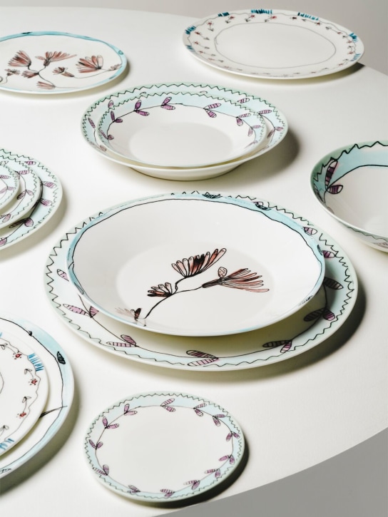 Marni By Serax - Set di 2 piatti fondi Blossom Milk