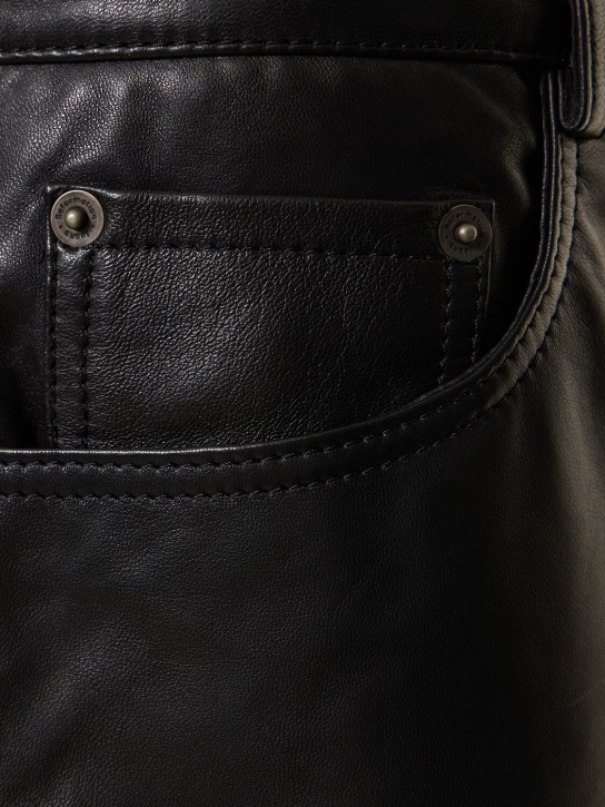 Reformation: Maxi-Rock aus Leder „Veda Tazz“