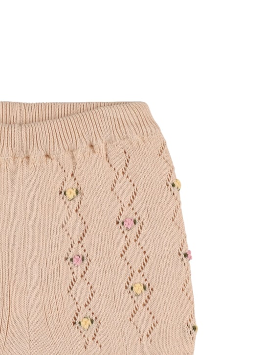The New Society: Organic cotton knit shorts
