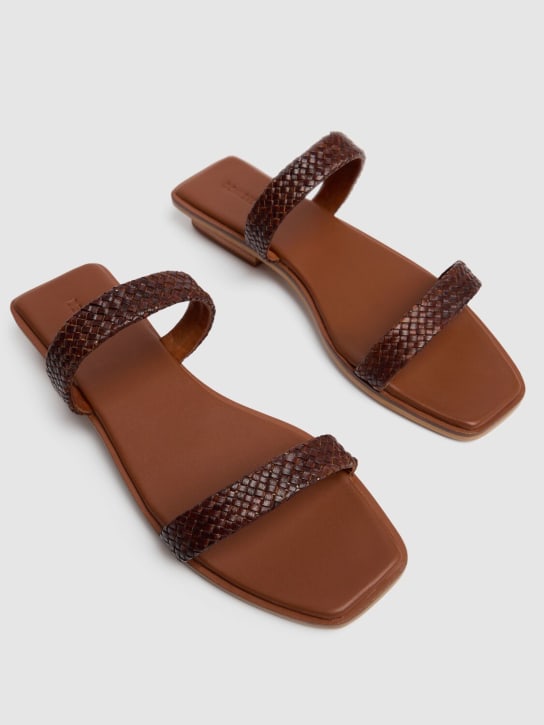 Bembien: 10mm Alana leather slide sandals