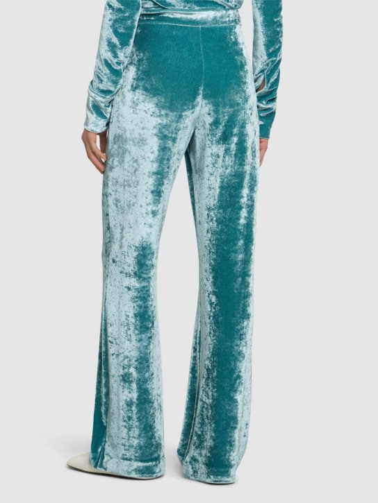 Jil Sander: Pantalon droit en jersey de velours