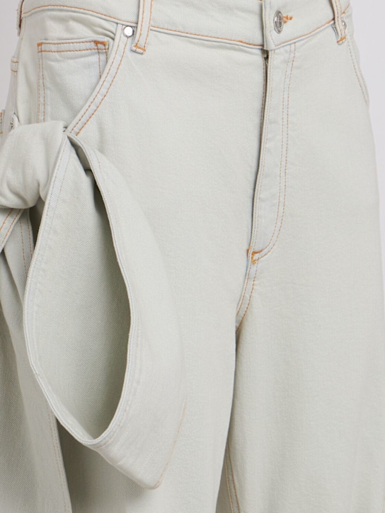Blumarine - Big Bow cotton jeans