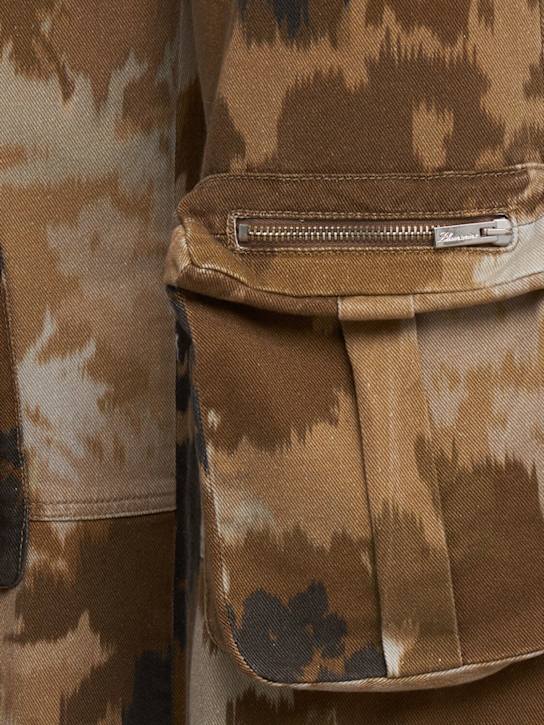 Blumarine: Camouflage cargo pants