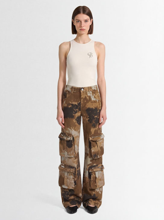 Blumarine: Camouflage cargo pants