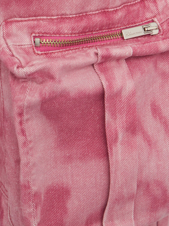 Blumarine: Camouflage cargo pants