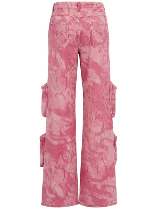 Blumarine: Camouflage cargo pants