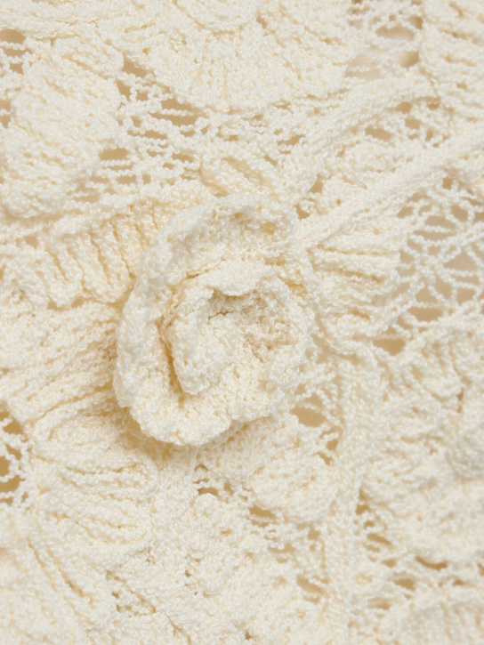 Blumarine: Rose knit top