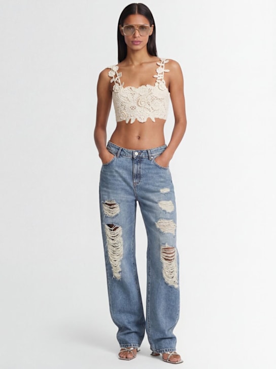 Blumarine - Rose knit top