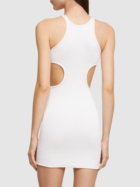 Reina Olga: Robe courte stretch ajourée Ele