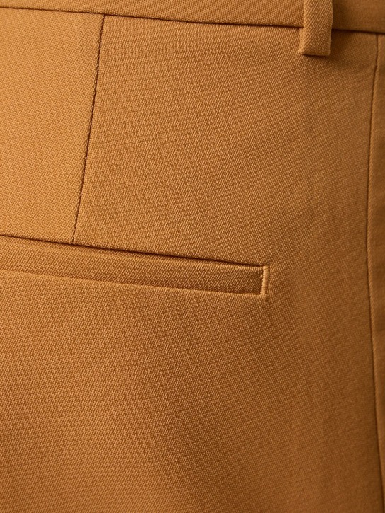Petar Petrov: Grain de poudre mid rise straight pants