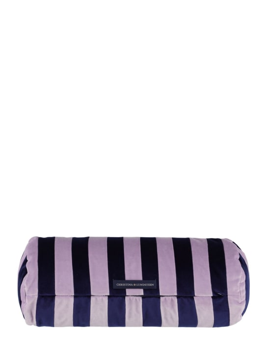 Christina Lundsteen: Striped bolster cushion