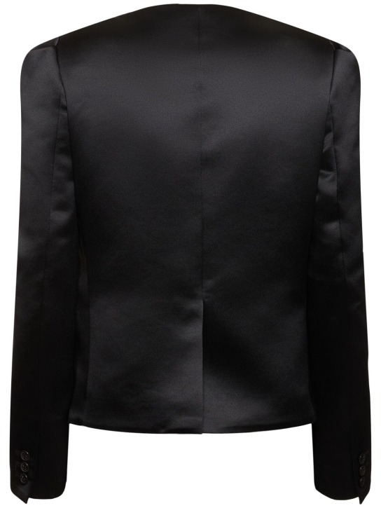 Noir Kei Ninomiya: Chaqueta de satén
