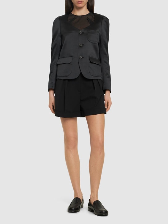 Noir Kei Ninomiya - Tech satin jacket
