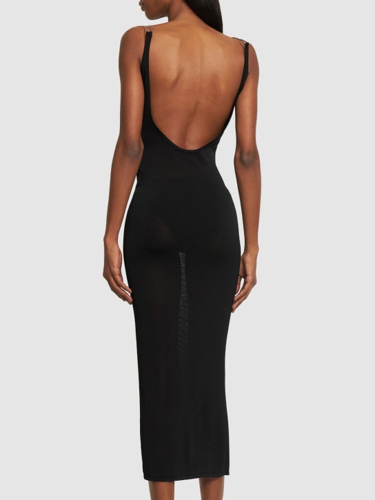 Dion Lee: Robe longue en maille doublée