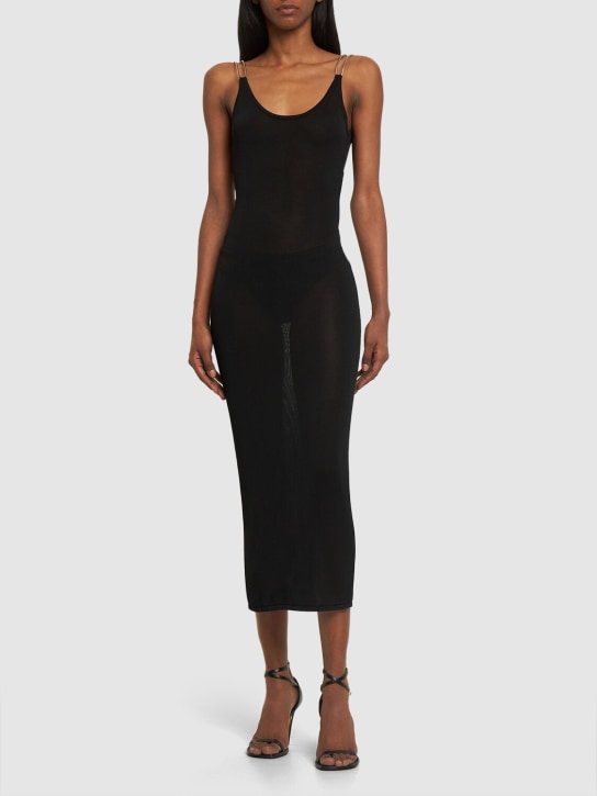 Dion Lee - Vestido largo de punto