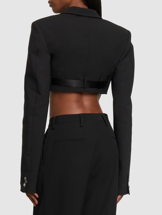 Dion Lee: Blazer court en interlock
