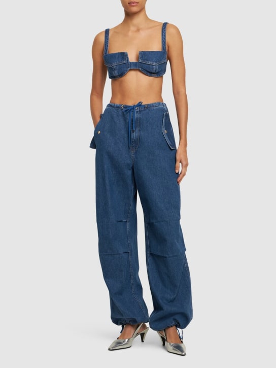 Dion Lee: Jeans aus Baumwolldenim „Parachute“