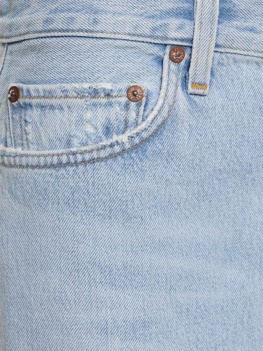 Agolde: Jupe longue en denim de coton Hilla