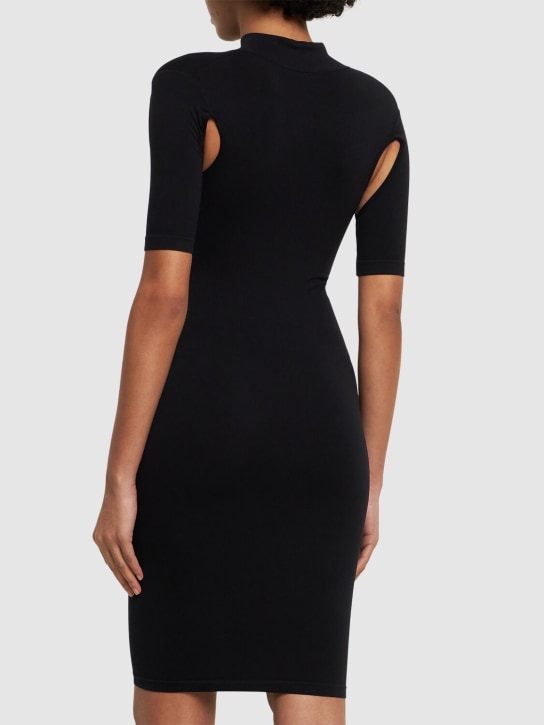 Andreadamo: Robe courte sculptante en jersey