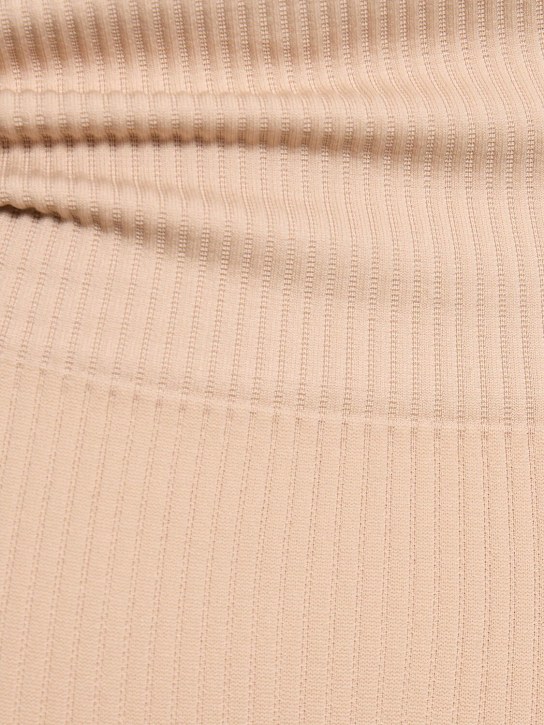Andreadamo: Legging en jersey côtelé avec étriers