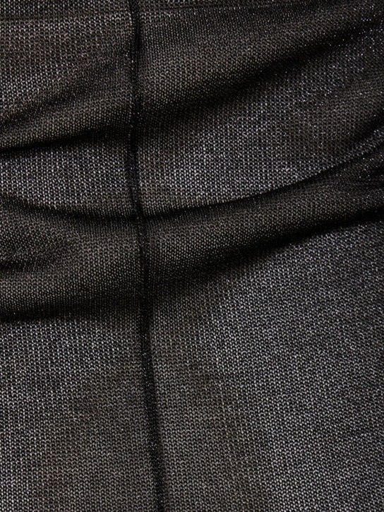 Fleur Du Mal: Vestido midi de punto de viscosa