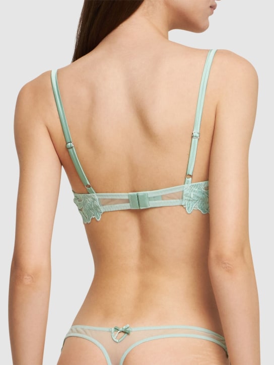 Fleur Du Mal: Lily embroidered bra