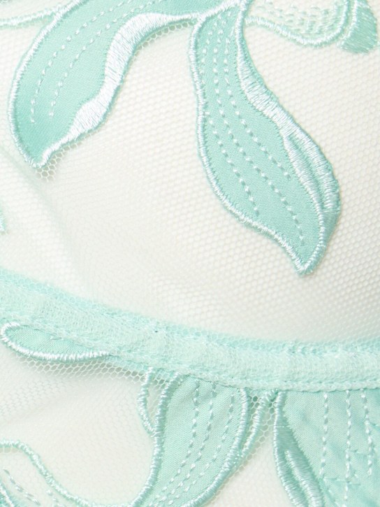 Fleur Du Mal: Lily embroidered bra