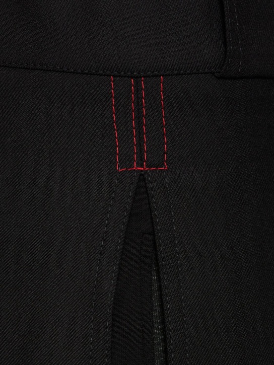 Victoria Beckham: Tailored wool blend maxi skirt