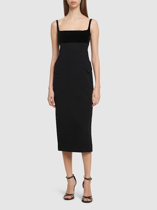 Tory Burch - Robe mi-longue en crêpe