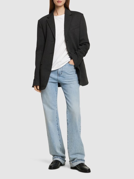 Helmut Lang: Blazer in mélange di misto viscosa