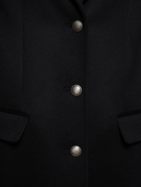 Alessandra Rich: Oversized Mantel aus Wolle