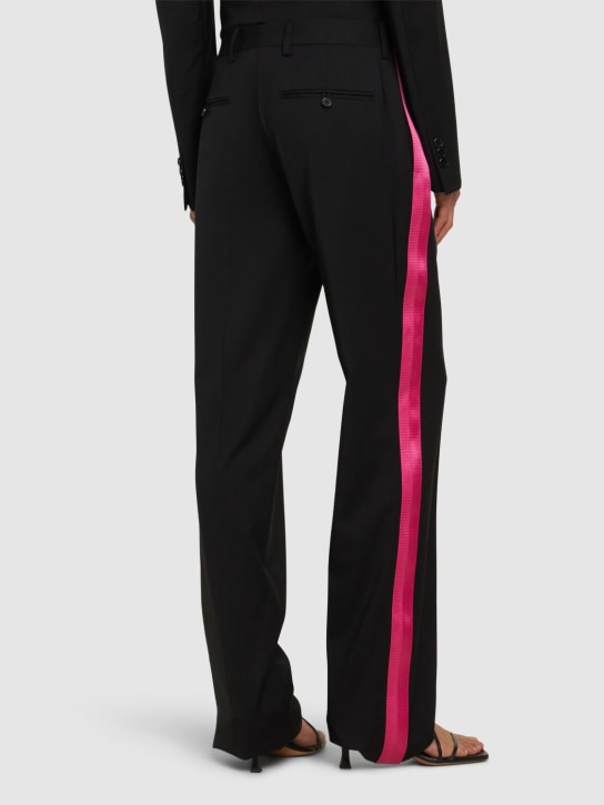 Helmut Lang: Pantalon en laine Seatbelt