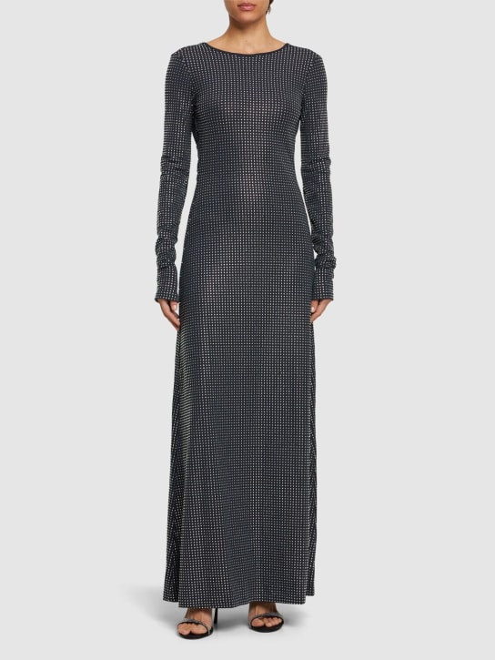Weworewhat - Robe longue embellie à dos nu